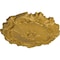 Ekena Millwork Plymouth Ceiling Medallion (Fits Canopies up to 1 5/8"), 16 3/4"OD x 1 3/8"P, Iridescent Gold CM16PLIGS - alternate 3